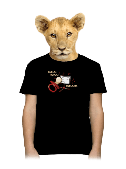 Dudlajdá dětské tričko Black