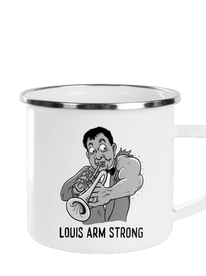 Louis Armstrong plecháček White