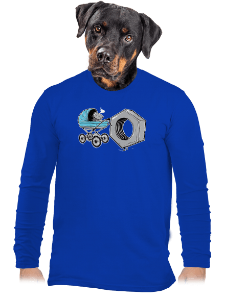 Správná matka pánské dlouhý rukáv Royal Blue