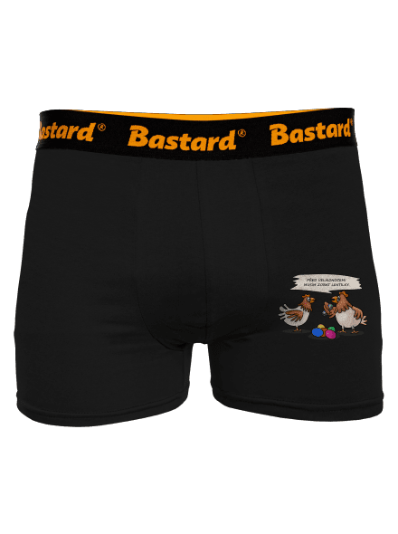 Slepice před Velikonocemi boxerky Black