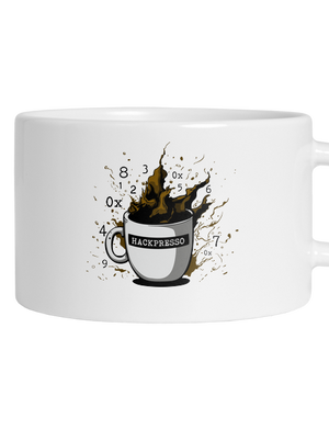 Hackpresso  hrnek makronka White