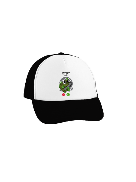 Ryby volají kšiltovka truckerka Black cap