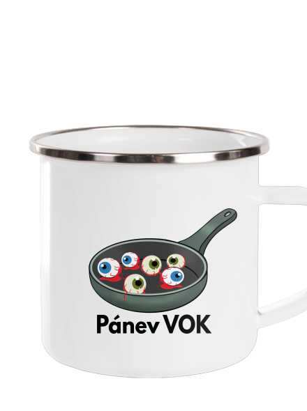 Pánev vok plecháček White