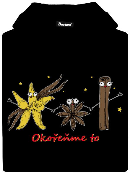 Okořeňme to dámská mikina klokanka Black