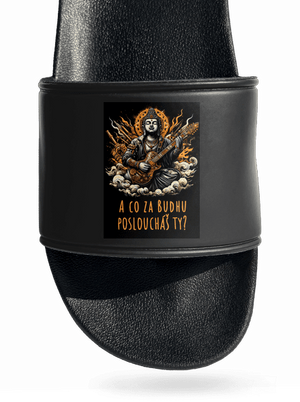 Hudební budha pantofle Black