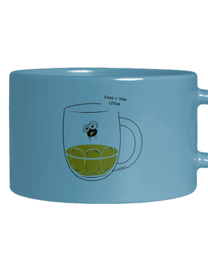 Zase v tom lítám hrnek makronka Blue Macaron