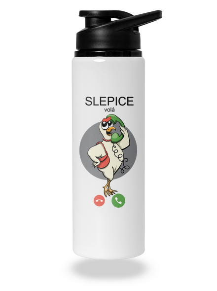 Slepice volá lahev na vodu White