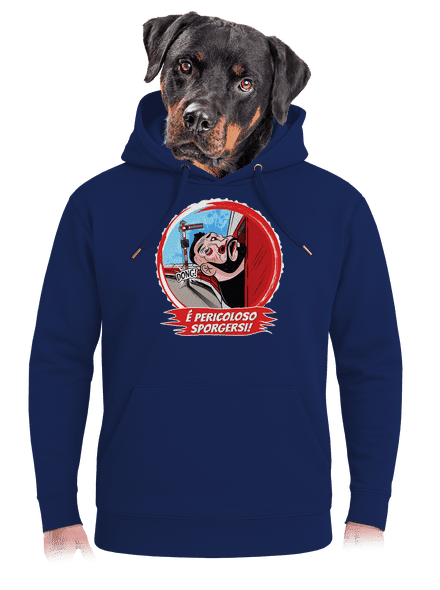 É pericoloso sporgersi unisex mikina premium Navy