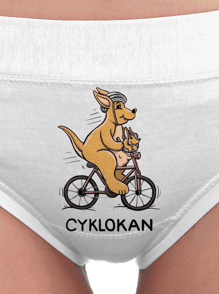 Cyklokan dámské kalhotky White