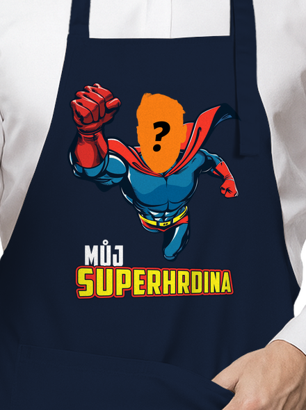 Můj superhrdina zástěra Navy