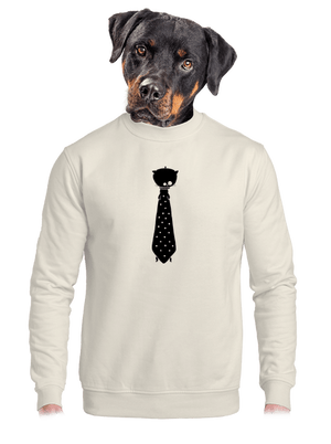 unisex mikina bez kapuce