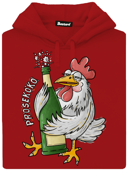 Prosekoko dámská mikina klokanka Red Mal