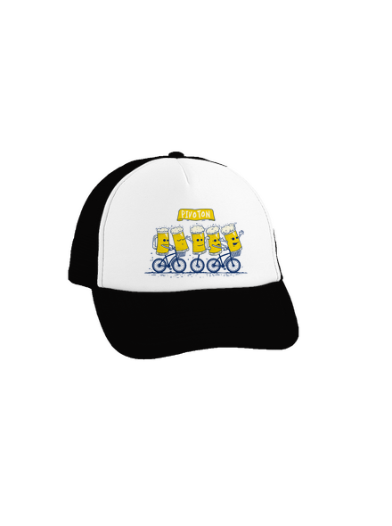 Pivoton kšiltovka truckerka Black cap