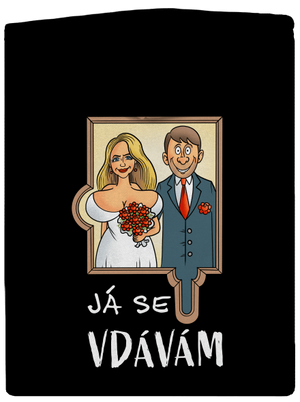 Já se žením/vdávám dámská mikina na zip Black