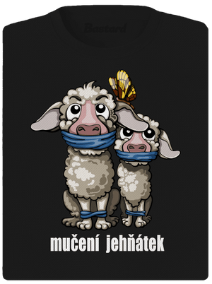 Mučení jehňátek dámské sportovní tričko Black