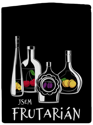 Frutarián dámská mikina na zip Black