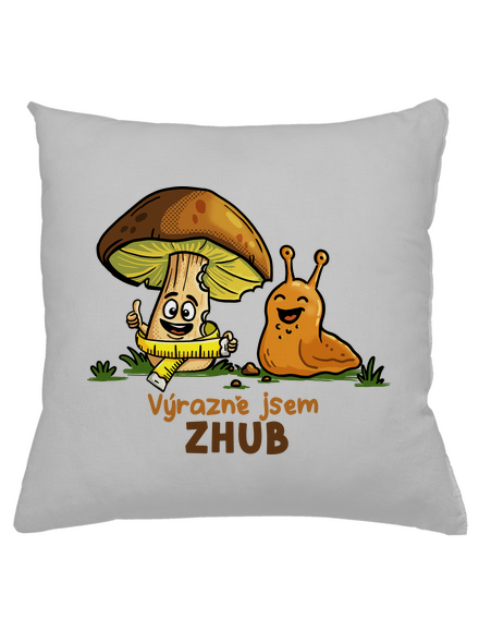 Jsem zhub polštář Pacific Grey