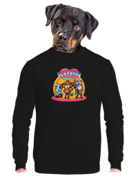 unisex mikina bez kapuce