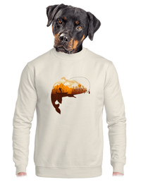 unisex mikina bez kapuce