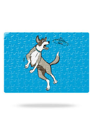 Létající talíř puzzle White