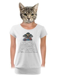 dámské tričko s lemem