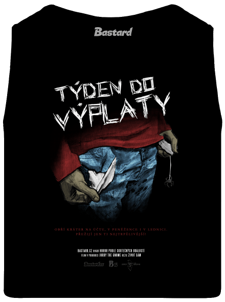 B13: Týden do výplaty pánské tílko Black
