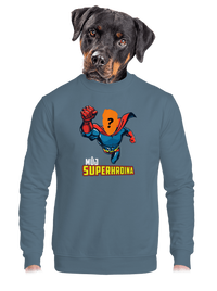 unisex mikina bez kapuce