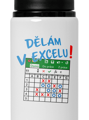 Dělám v Excelu lahev na vodu White