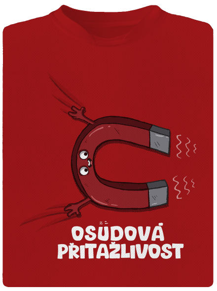 Osudová přitažlivost pánské sportovní tričko Red Mal
