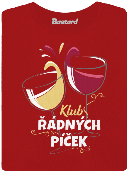 Klub řádných píček dámské tričko premium Red Mal