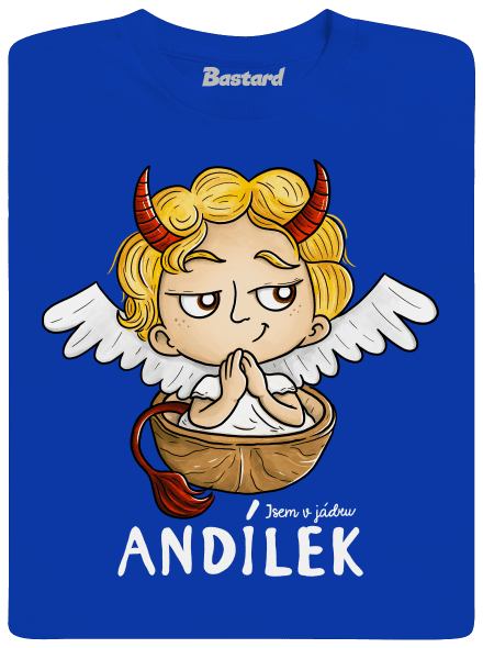 Andílek dětské tričko Royal Blue