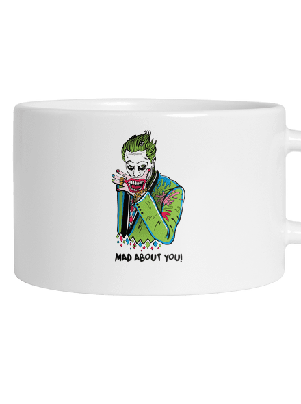 Joker a Harley hrnek makronka White