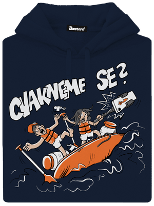 Cvakneme se pánská mikina klokanka Navy