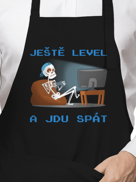 Ještě level zástěra Black