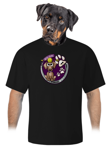 Psí horoskop: Střelec unisex tričko oversized Black