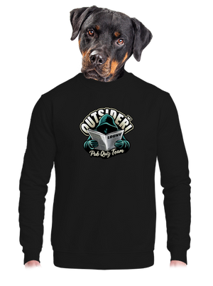 unisex mikina bez kapuce
