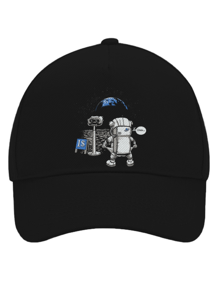 Kosmonaut kšiltovka baseballka Black