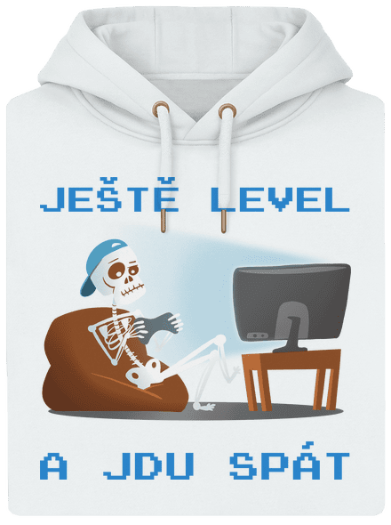 Ještě level unisex mikina premium Snowwhite