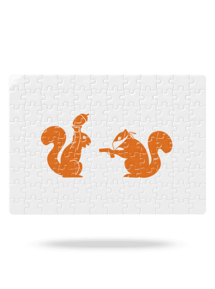 Veverky puzzle White