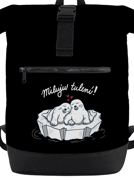 Miluju tulení batoh Black