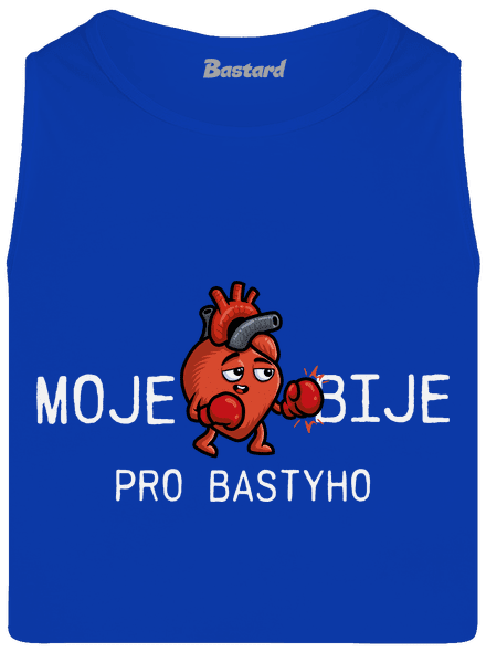Moje srdce bije pánské tílko Royal Blue