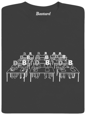 Cimrman: Debil, blbeček pánské dlouhý rukáv Dark Grey