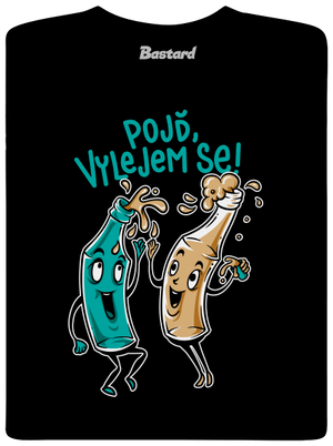 Vylitý pánské dlouhý rukáv Black