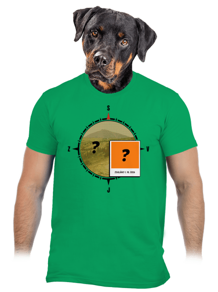 Zdoláno pánské tričko Kelly Green