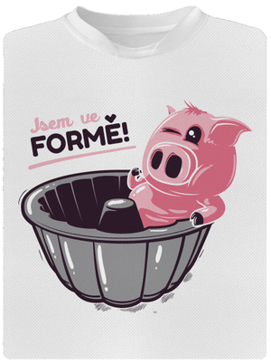 Ve formě pánské sportovní tričko White