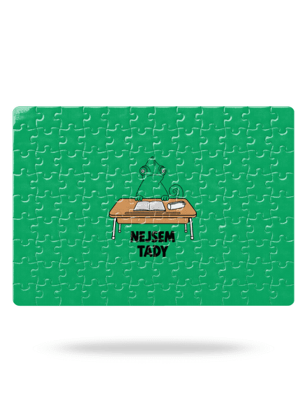 Nejsem tady puzzle White