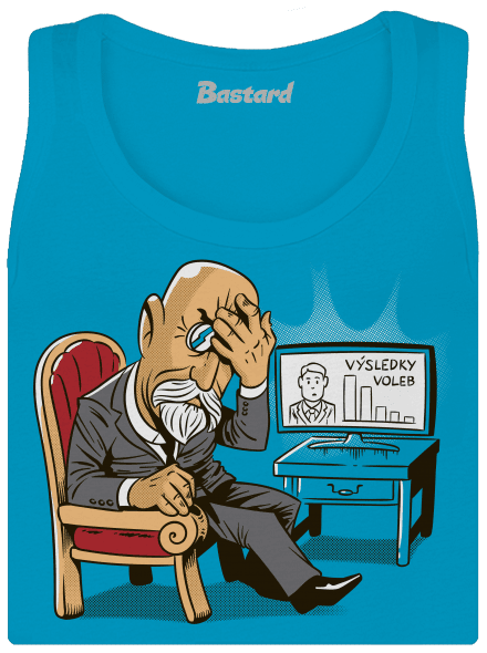Masaryk dámské tílko klasické Blue Atol