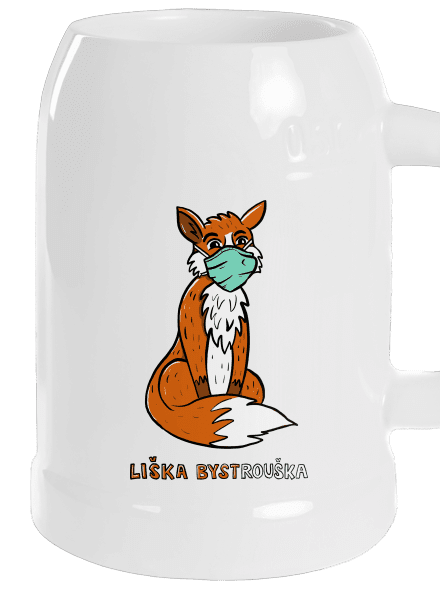 Liška Bystrouška půllitr White