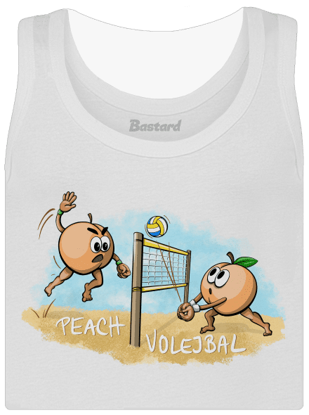 Peach volejbal dámské tílko klasické White