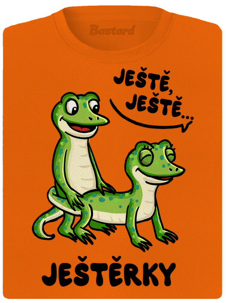 Ještě, ještě dámské sportovní tričko Neon Orange